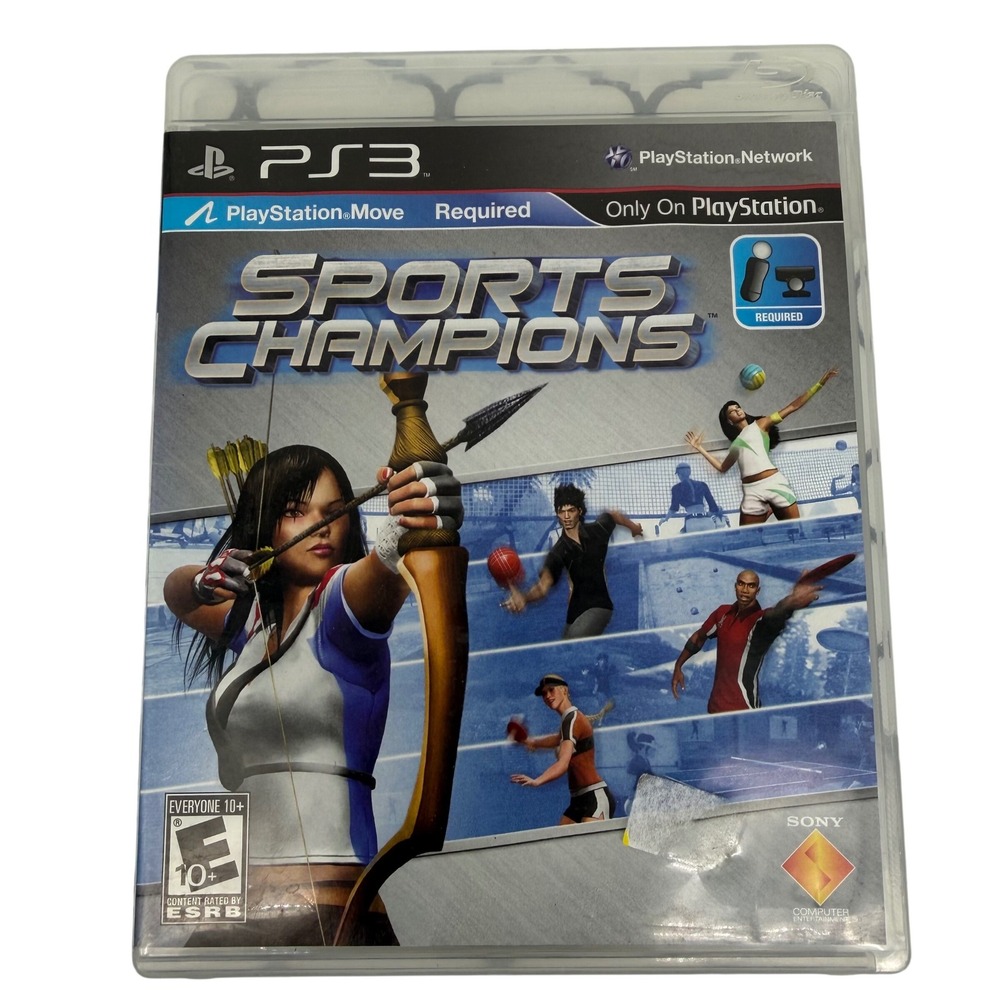 Sony Sports Champions PS3 One Size Blue PlayStation Move Required BCUS-98177